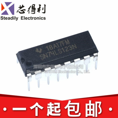 全新国产 直插 SN74LS123N DIP-16 HD74LS123P 可重双稳态正反器