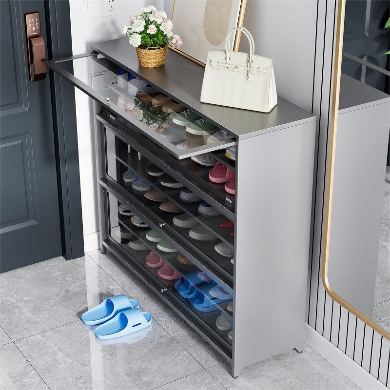 家用钢制鞋柜门口落地多层铁艺展柜入户玄关门后分层隔板防尘鞋架,农用物资,苗木固定器/支撑器,淘宝优惠券,粉丝福利购,淘宝优惠卷