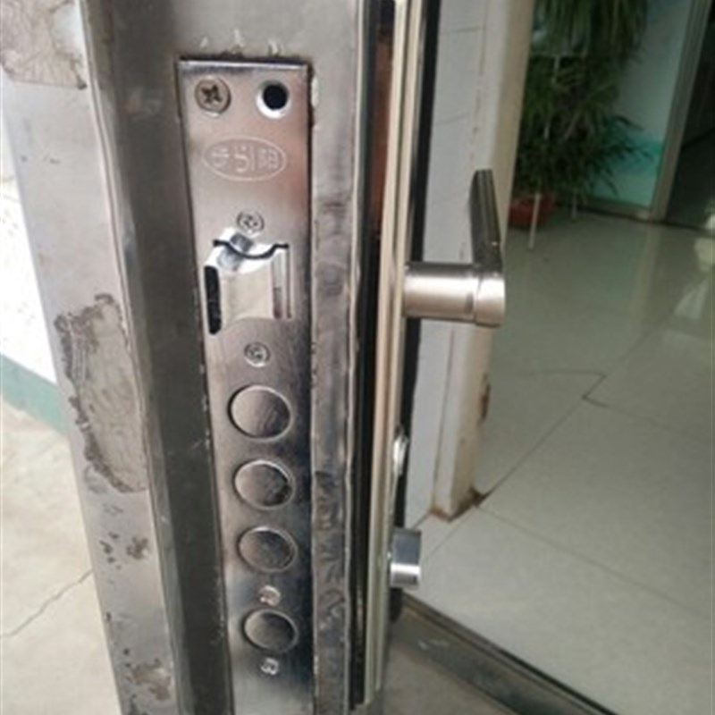 防盗门锁套装通用型家用锁具锁体超b锁芯把手面板入户门大门拉手