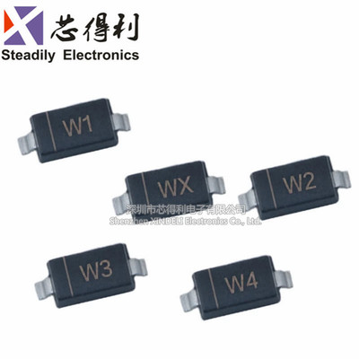 贴片稳压二极体BZT52C4V7/5V1/5V6/6V2/6V8/7V5/8V2 SOD-123/1206