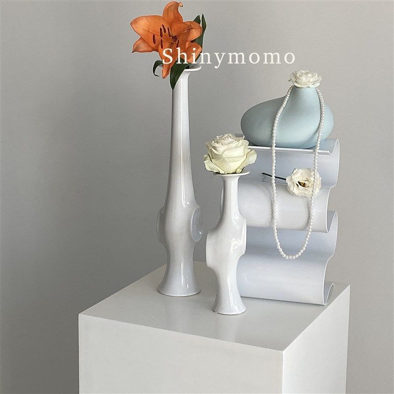 Shinymomo复古小众陶瓷花瓶艺术摆件,工业油品/胶粘/化学/实验室用品,实验室漏斗,淘宝优惠券,粉丝福利购,淘宝优惠卷