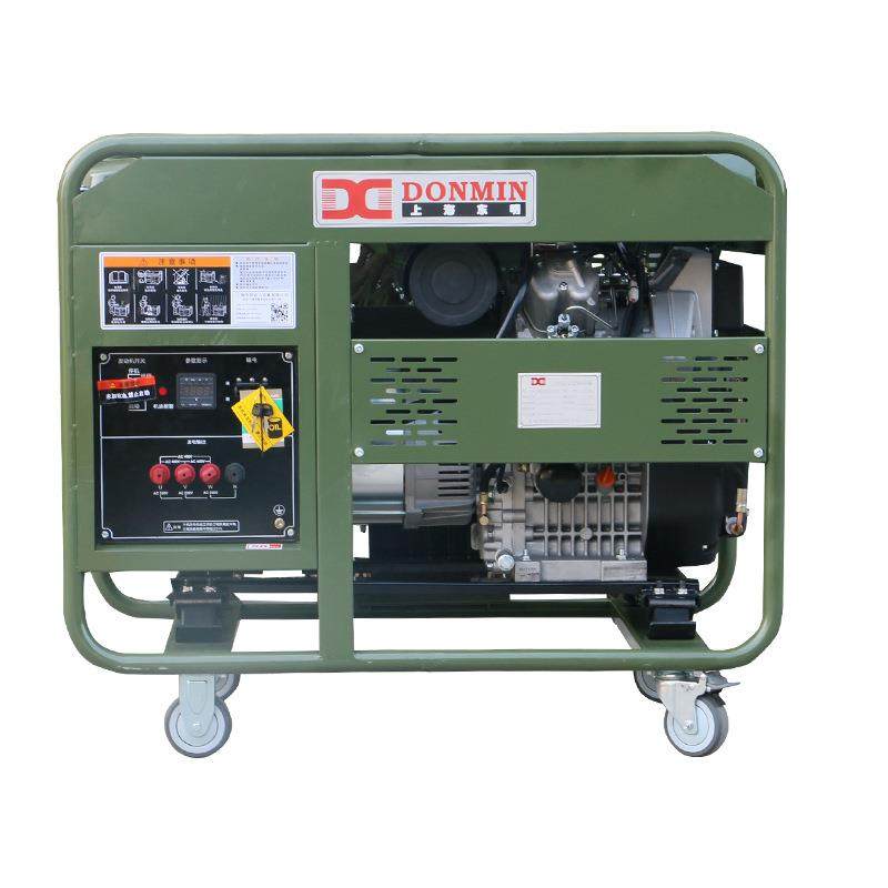 东明三相10kw小型施工应急柴油发电机DMD12000LE/3-BD