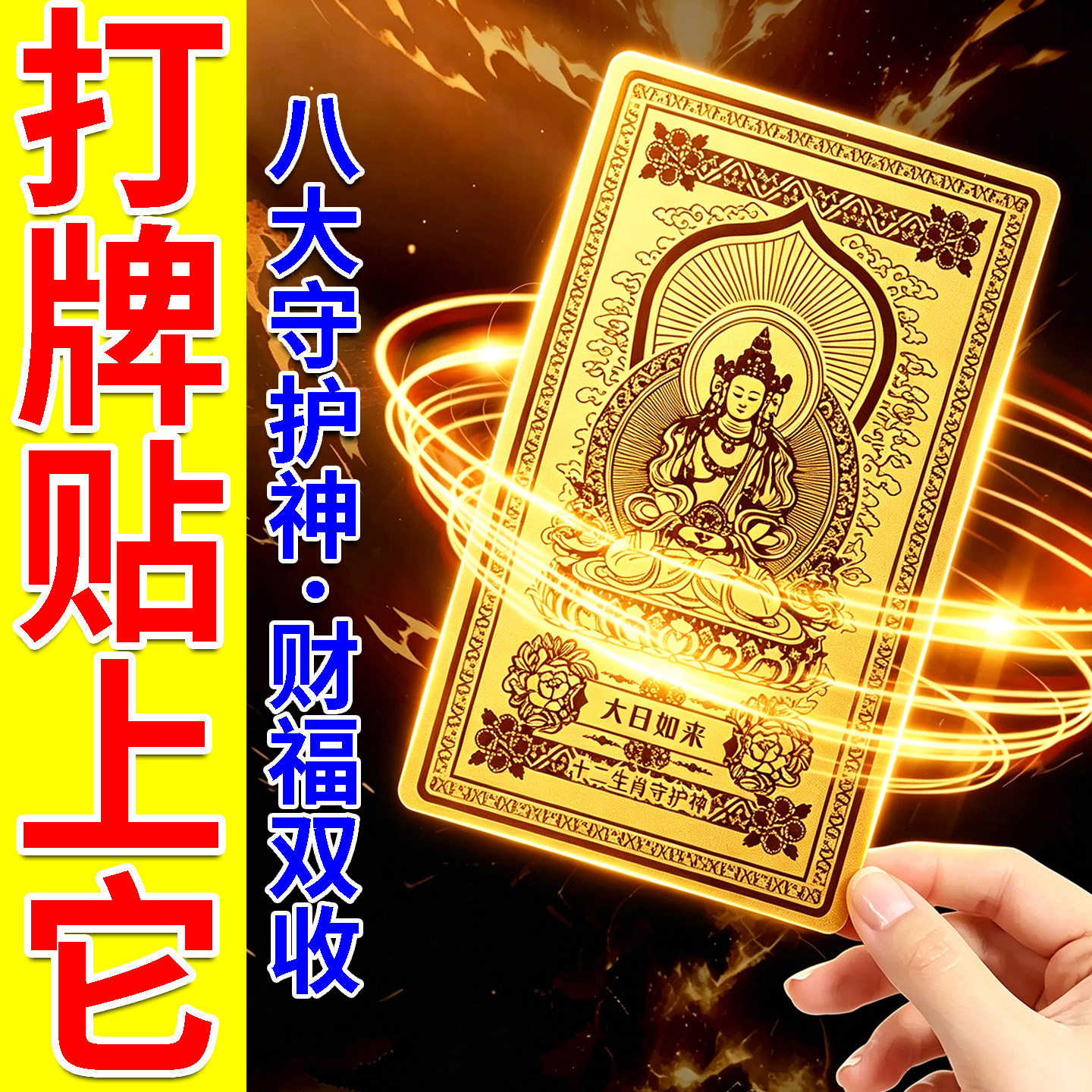 【起势翻身】打麻将吉祥物逢赌必赢来财随身带赢钱八大守护手机贴