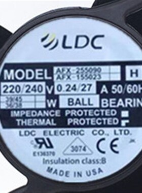 全新原装LDCAFX-255090 AFX-155023 H 风扇220V/240V UPS电源风扇