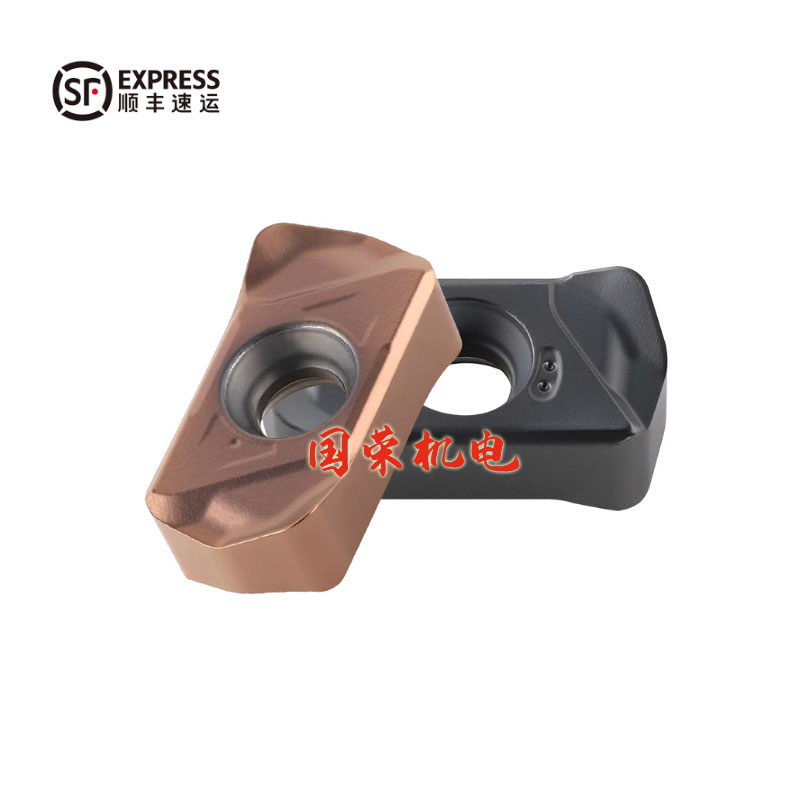 数控EXN03R铣刀杆刀片 替换LNMU0303ZER-MJ 快进给双面开粗铣刀片