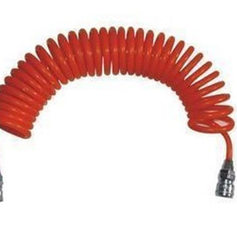 PU弹簧气管/气泵伸缩管 PU5*8  长度6M/9米/12米/15米 带快速接头