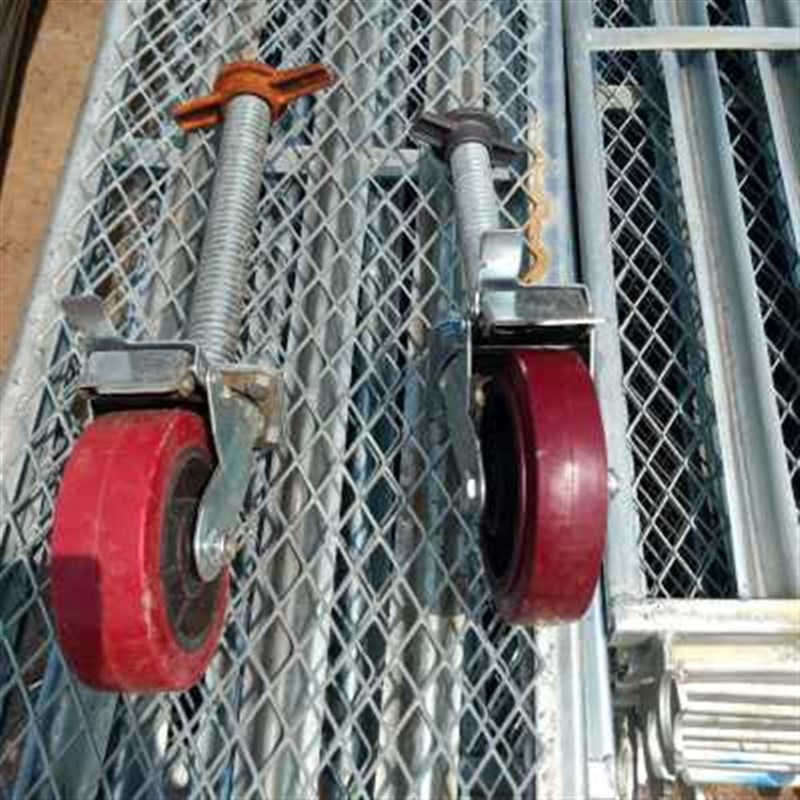 移动脚手架轮子脚手架万s向轮多功能万向K轮脚手架刹车轮脚手架轮