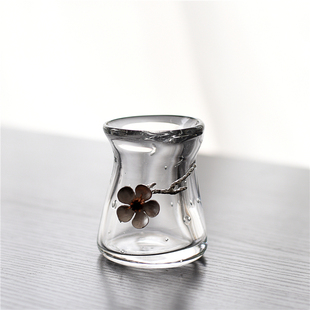 欧式简约迷你透明玻璃艺术小花瓶B现代时尚壁橱装饰摆件香薰精油