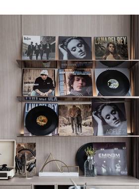悠然家12寸现代装饰黑胶唱片道具仿真唱片桌面摆件样板房展厅酒吧