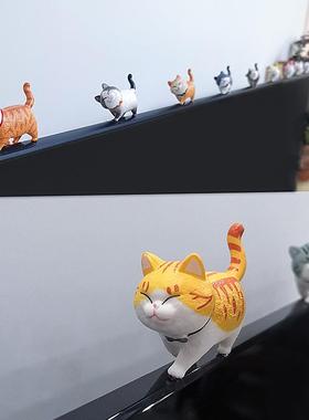 屏幕趴趴摆件电脑萤幕桌面装饰解压女生工位上班情绪稳定神器