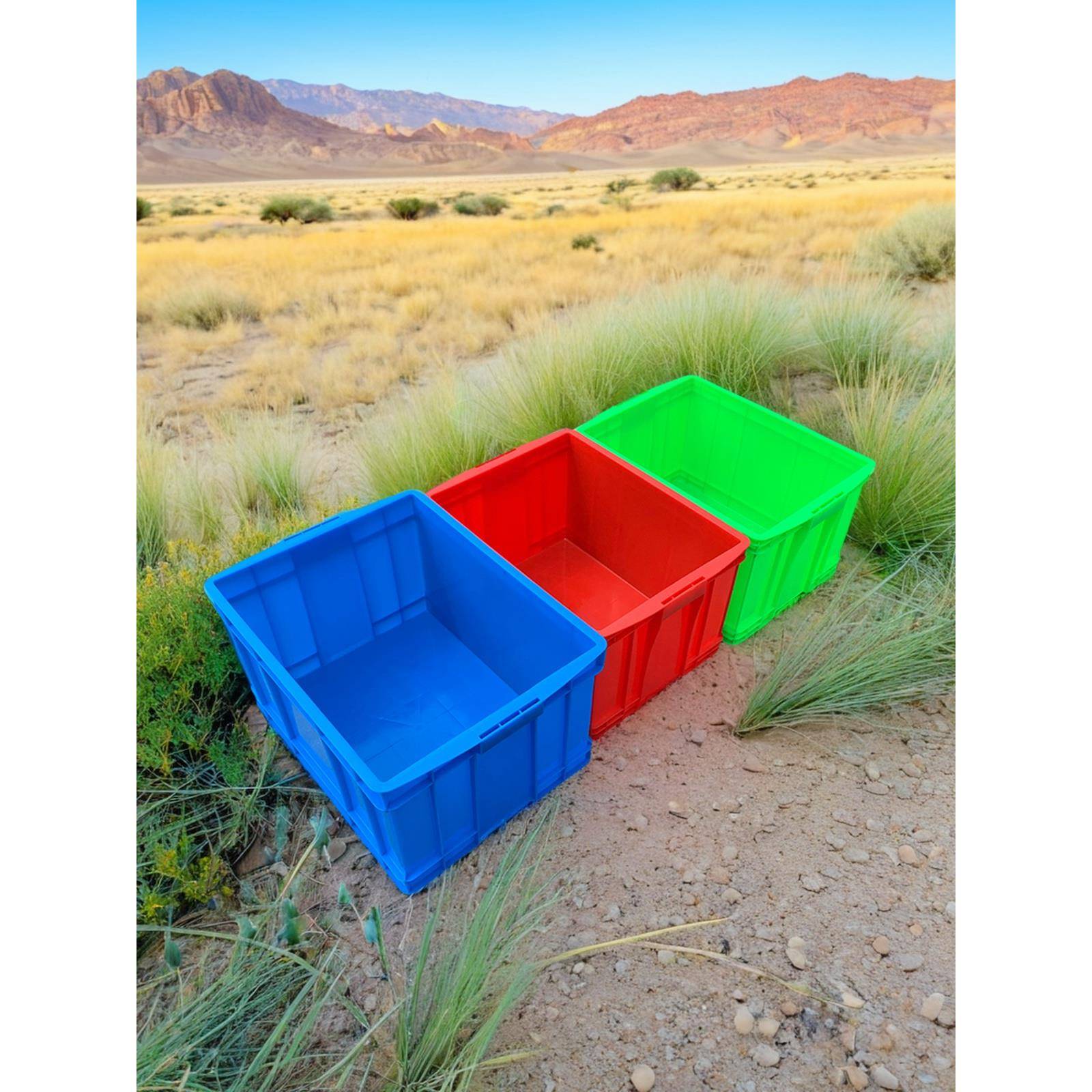 周转箱长方形塑料箱加厚塑胶箱筐胶箱物料盒仓库带盖储物盒物流箱