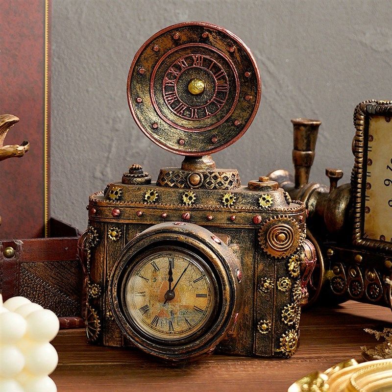 美式复古创意摆设老物件书房家用玄关电视柜装饰摆件装饰品朋克风,家居饰品,装饰摆件,淘宝优惠券,粉丝福利购,淘宝优惠卷