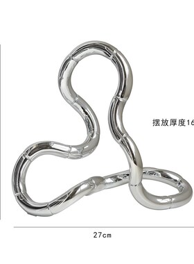 高级感抽象艺术异形电镀创意摆件家居客厅高档轻奢装饰品软装摆设