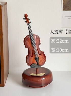 复古留声机摆件桌面创意音乐盒客厅玄关家居怀旧装饰品小众高级感