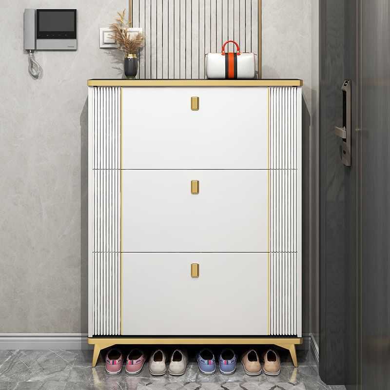 轻奢超薄入户鞋柜家用门口门外玄关柜简约现代小户型翻斗储物鞋架