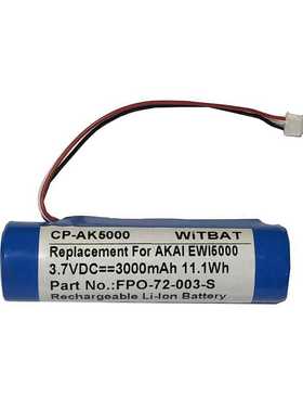 适用雅佳 AKAI EWI 5000电吹管电池FPO-72-003-S