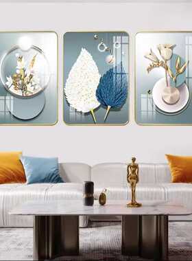 S012展翅高飞客厅高档三联画客厅装饰挂画沙发墙装饰画