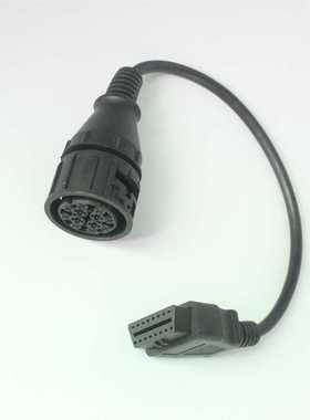 大卡车线 For Man 12Pin to OBD2 16Pin Female cable
