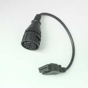 12Pin OBD2 大卡车线 Female Man 16Pin cable For