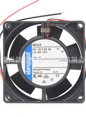 德国ebmpapst 9225 3414NHH 24V 3.2W 变频器仪器设备散热风扇9CM