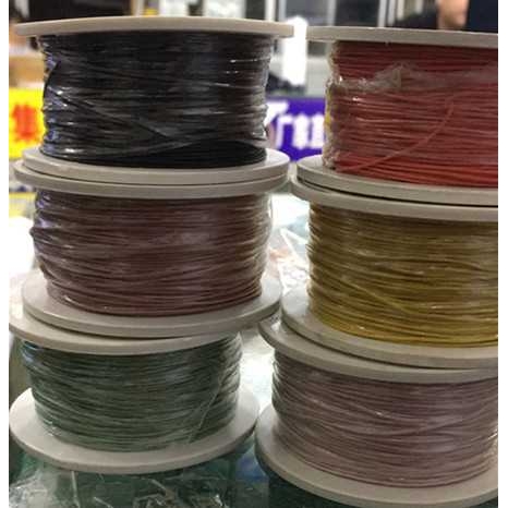 AFR250四氟薄膜绕包镀银高温线0.1平方21/0.08细软航空导线