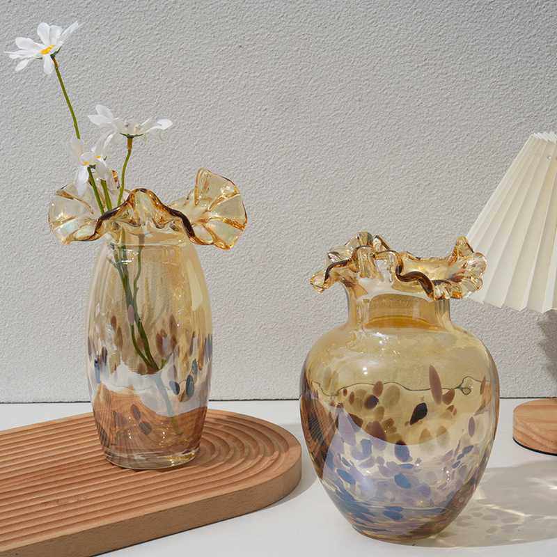 高档手工玻璃花瓶复古风金色水培花插桌面茶几博古架家居软装饰品,农机/农具/农膜,其它农用工具,淘宝优惠券,粉丝福利购,淘宝优惠卷