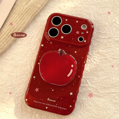 酒红苹果支架适用17proma