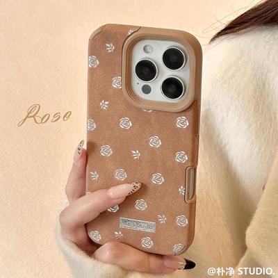 鎏金银玫瑰适用iphone17苹