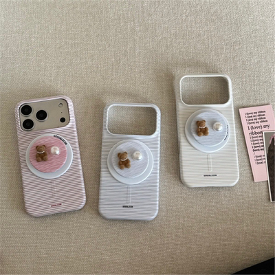 磁吸小熊支架适用苹果17pr