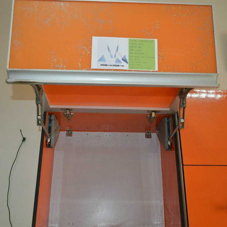 橱柜门上翻折叠支撑杆家具拉杆缓冲二折平移吊柜门铰缓冲气撑配件