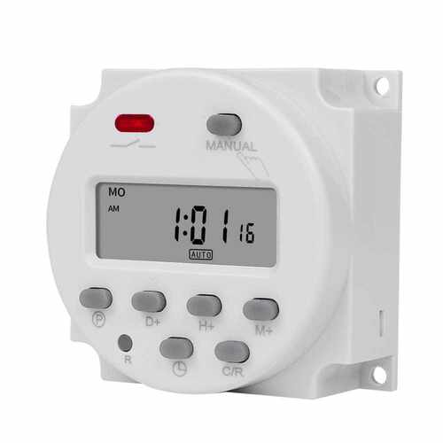 CN101A-5V DC微电脑电源时控开关路灯倒计时智能开关可编程定时器