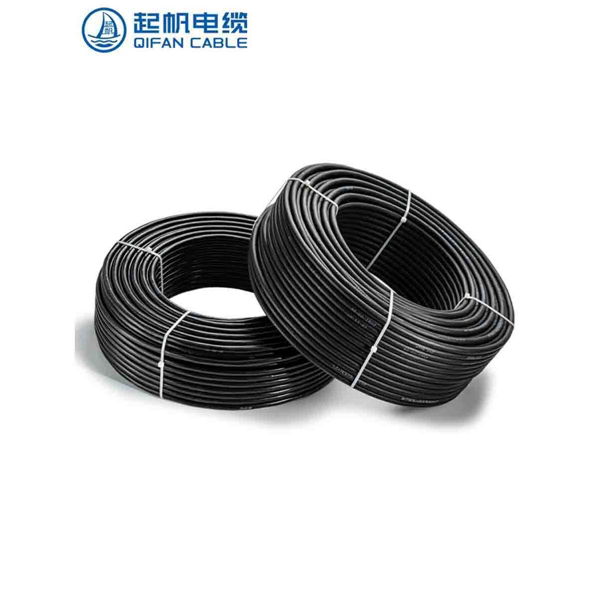起帆电线 RVV9芯2.5 4 6平方护套线铜芯软线 设备电源线 100米