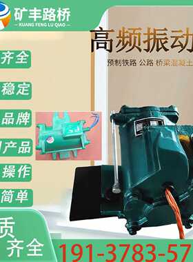 桥梁混凝土振捣器1.5KW震动器附着式高频振动器振动电机ZF75-150