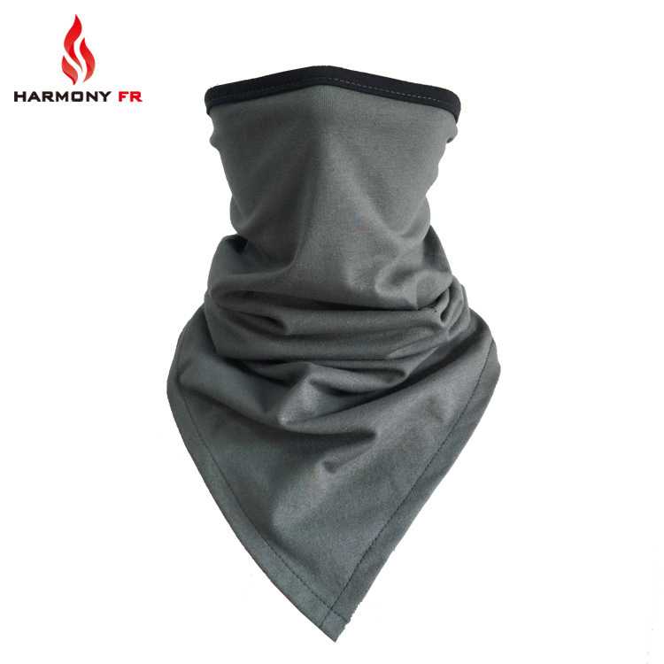 厂家直销防护面巾防火隔热头罩NFPA2112 劳保防尘帽 全棉阻燃头套