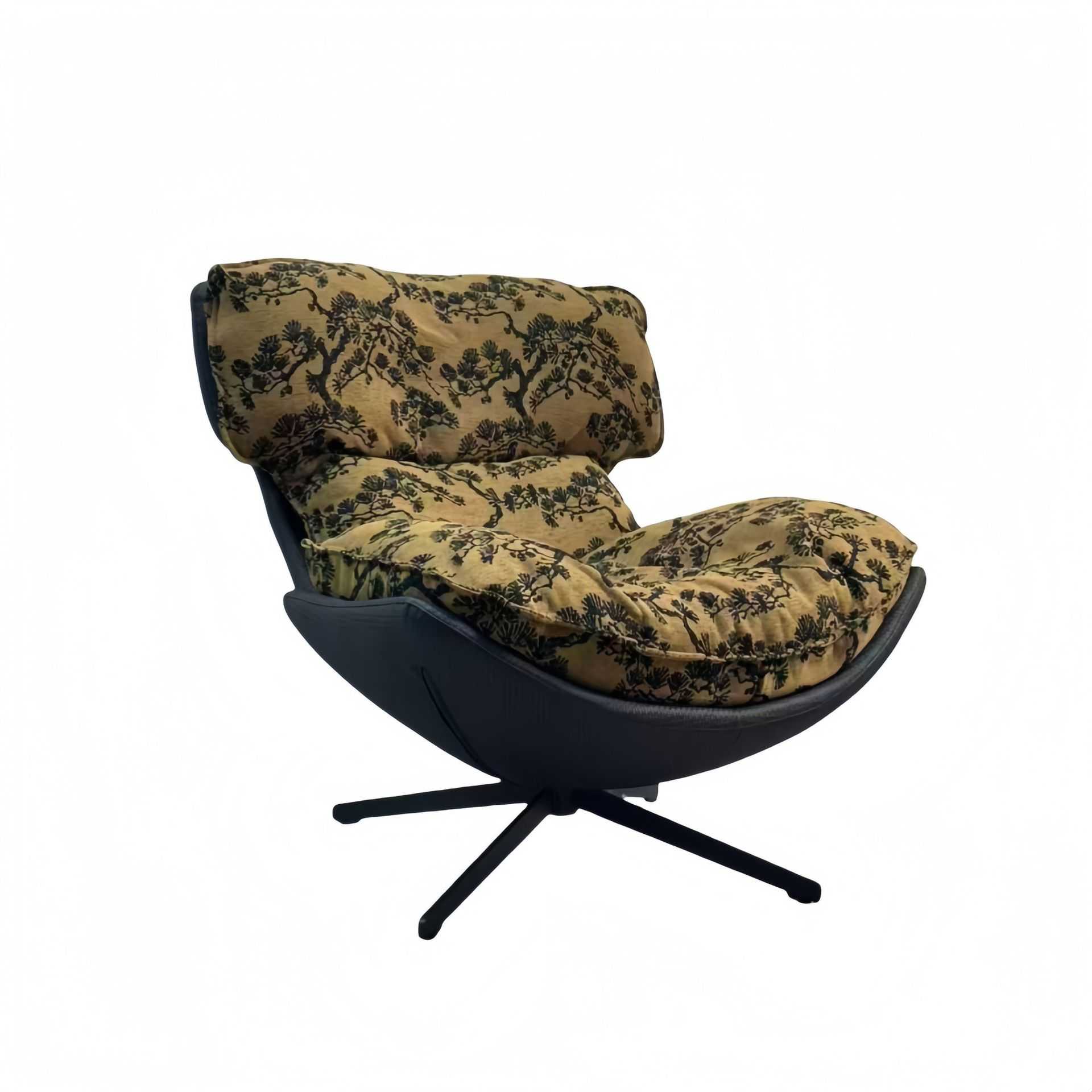 源头矮休闲椅旋转底座单人沙发椅旋转脚架圆盘椅子升降脚配件 H21