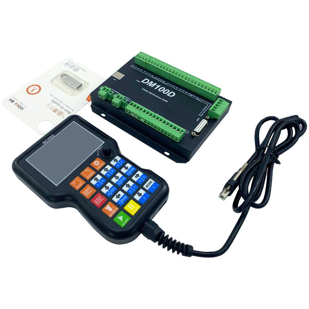 雕刻机运动控制系统NCH02升级版DM100 3/4/5轴手持离线控制器