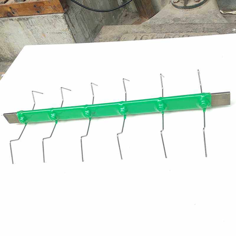 厂家供应 镀锌横条石磊电镀挂具 绿色包胶不锈钢电解喷涂喷漆架,3C数码配件,摄像机配件,淘宝优惠券,粉丝福利购,淘宝优惠卷