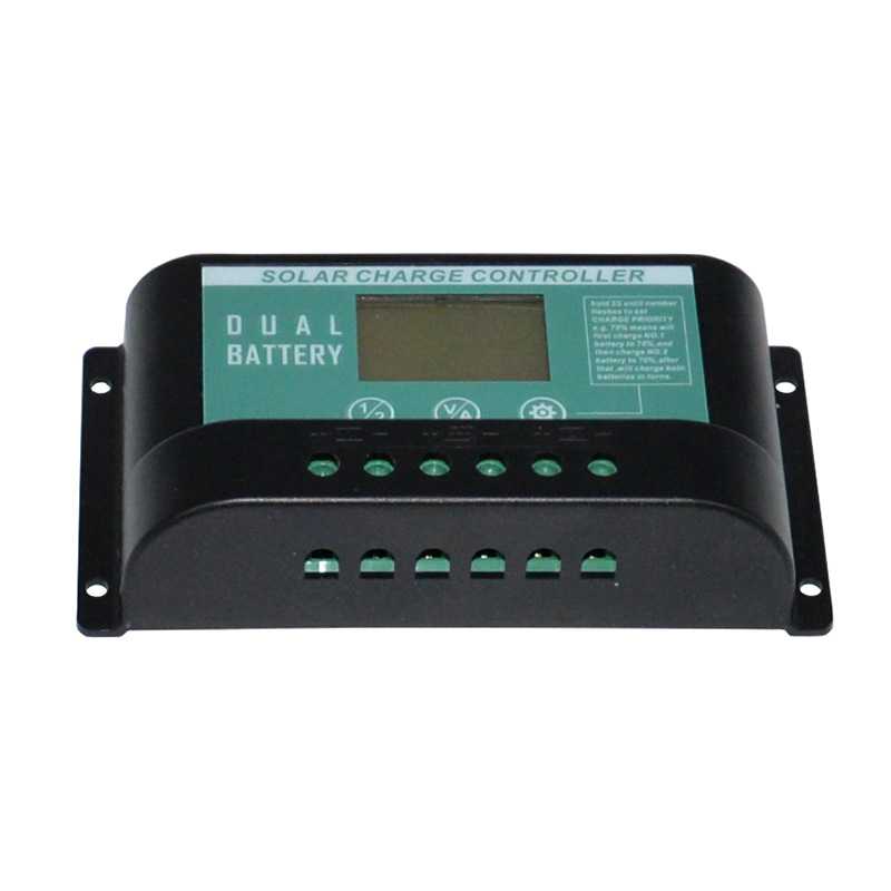 厂家 同时连接两组电池共负极车用船用太阳能控制器LTE1220