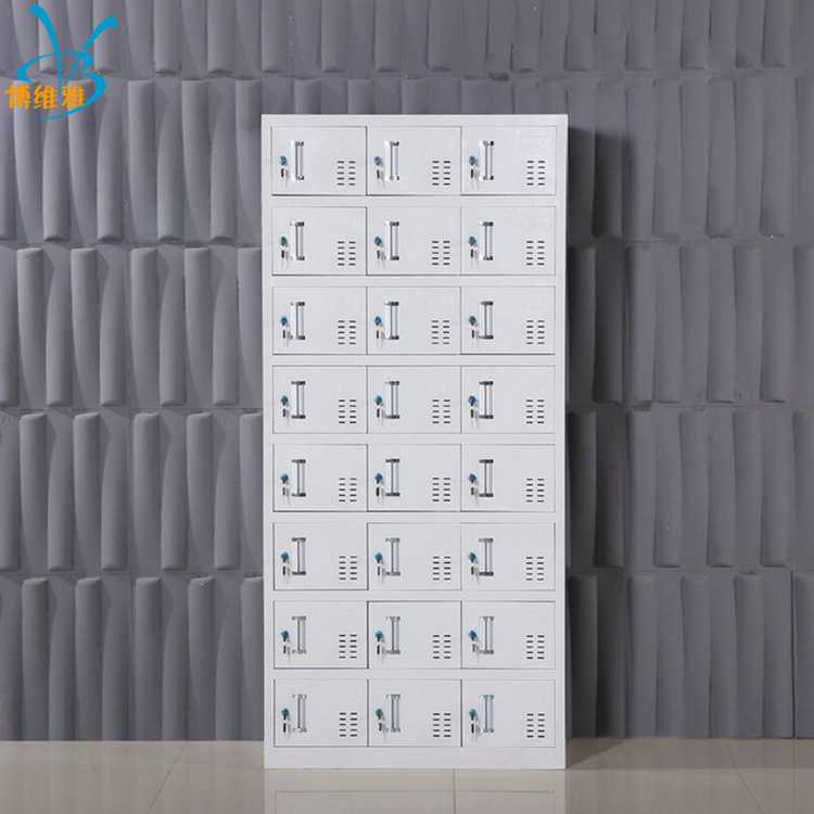 24门储物柜 铁皮柜二十四门财务档案柜 文档凭证柜 资料文件柜厂