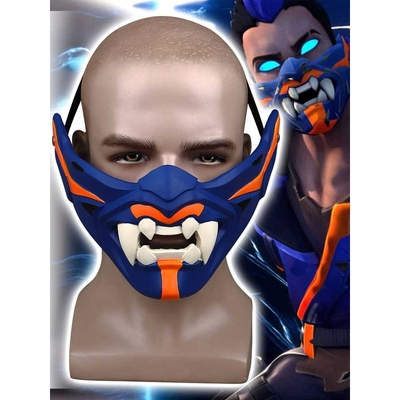 无畏契约夜戮面具夜露yoru半脸万圣节表演化妆舞会扮cosplay道具