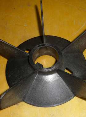 供应黑色YB电机风叶YB2电机风扇叶铝合金风叶电机散热小风叶