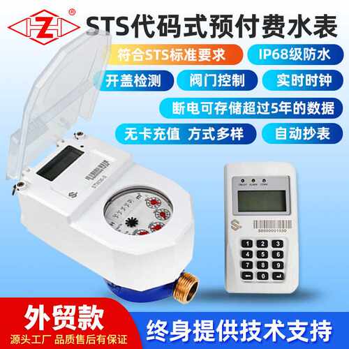 DN15-25代码式水表STS预付费远程无线拆分预付水表R100智能水表