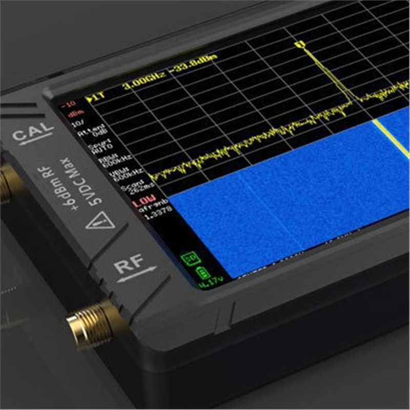 tinySA ULTRA 手持频谱分析仪4“触摸屏 100k-5.3GHz 跨境