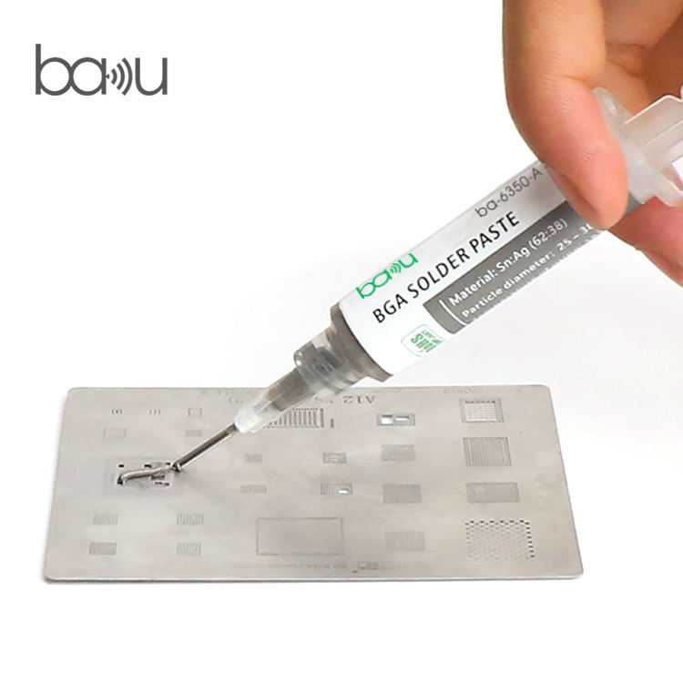巴酷BA-62+锡膏锡浆+助焊油焊膏松香2合1套装电子焊接维修助焊剂