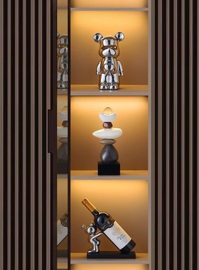 时来运转装饰摆件客厅电视柜酒柜玄关展示柜创意轻奢高级感