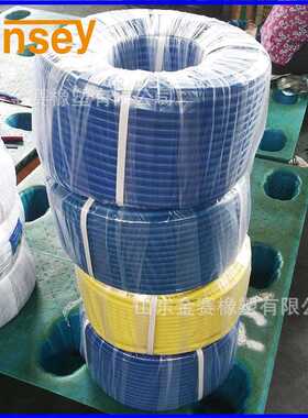 三胶两线氧气管 20公斤压力三角两线红色蓝色黄色三胶两线氧气管