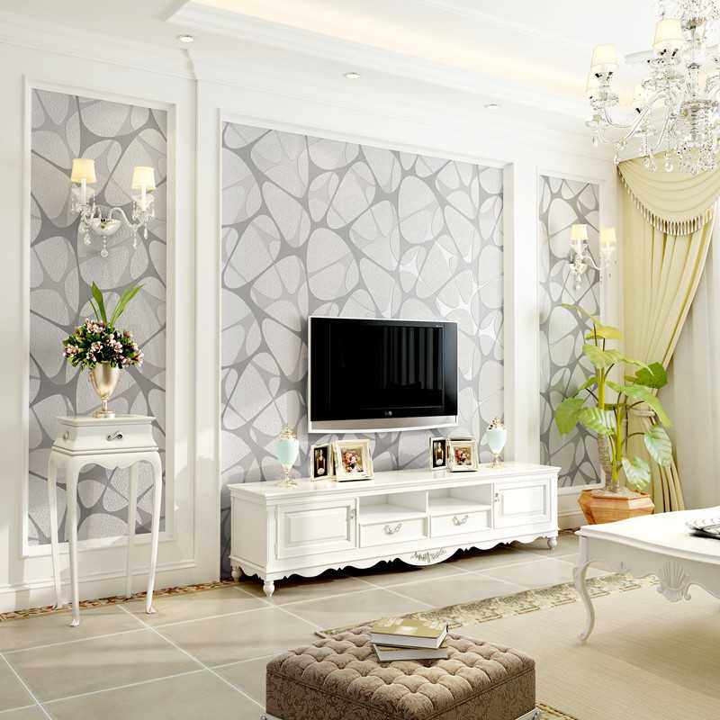 现代简约鸟巢3D立体无纺布植绒墙纸壁纸温馨卧室客厅电视背景墙纸