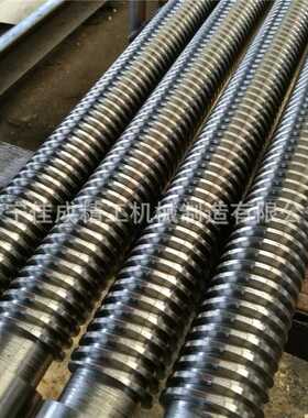 Tr40T50T60机床丝杆加工定制精密梯形矩形螺纹丝杠大小螺距正反牙