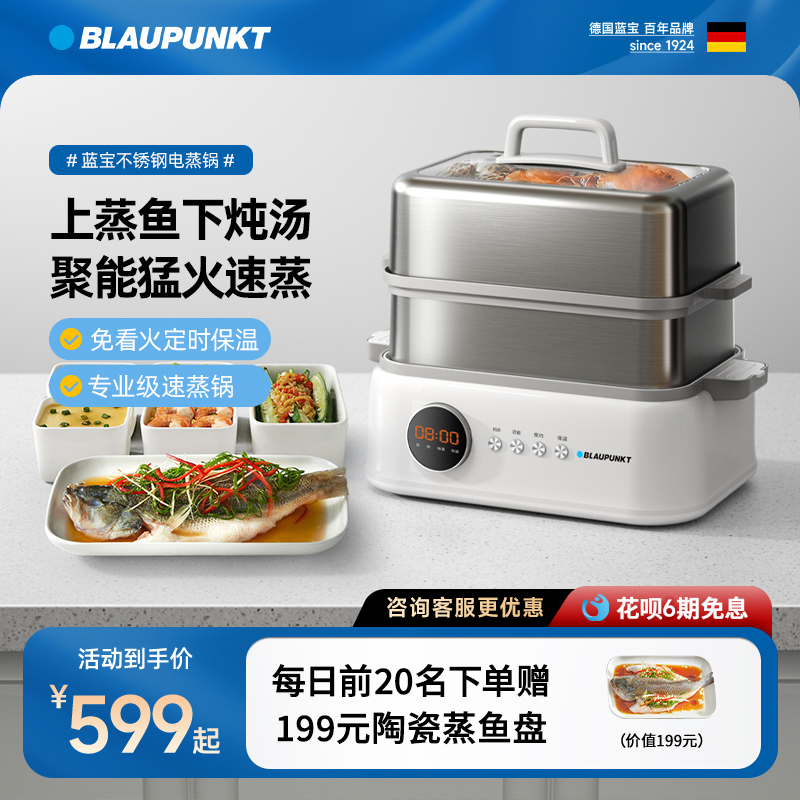 Blaupunkt蓝宝电蒸锅多功能家用