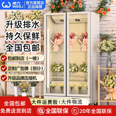 威力鲜保柜商用风冷藏店展